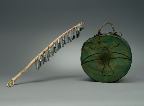 Wakan-chan-cha-gha (frame drum), Sioux or Dakota tribe