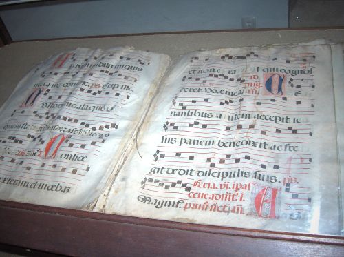 Antiphonary with Gregorian chants