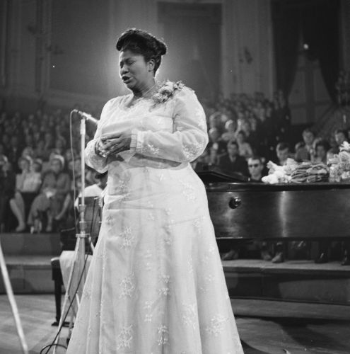 Mahalia Jackson in the Concertgebouw, Amsterdam, April 1961