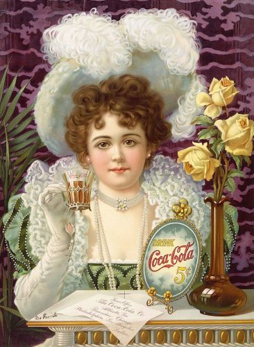 "Drink Coca-Cola 5¢", an 1890s advertising poster