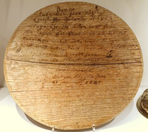 How Bread Meant Survival in the Medieval World 8 Wooden trencher from Vรคstergรถtland, Sweden, mid-17th century