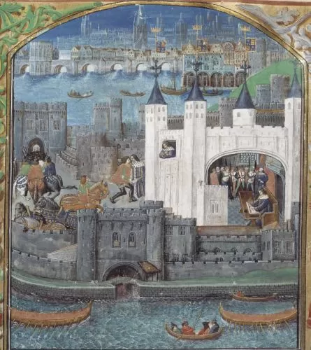 How Bread Meant Survival in the Medieval World 10 London as depicted in a 15th-century manuscript, showing the Tower of London, the River Thames, and London Bridge