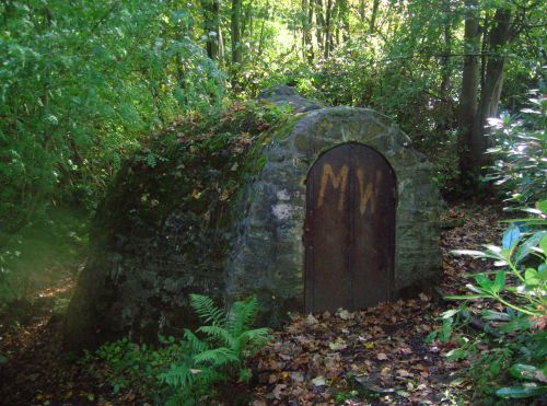 The ice house entrance, Eglinton Country Park, Scotland