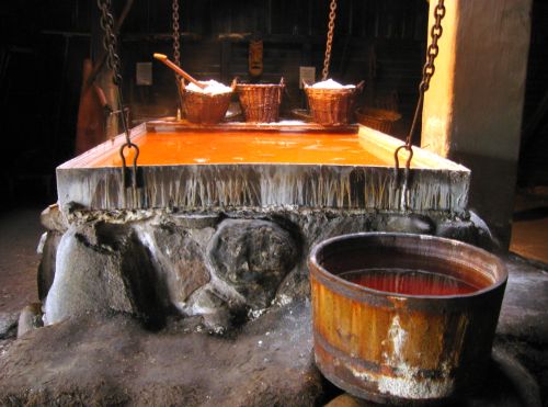 Salt production on Læsø, Denmark
