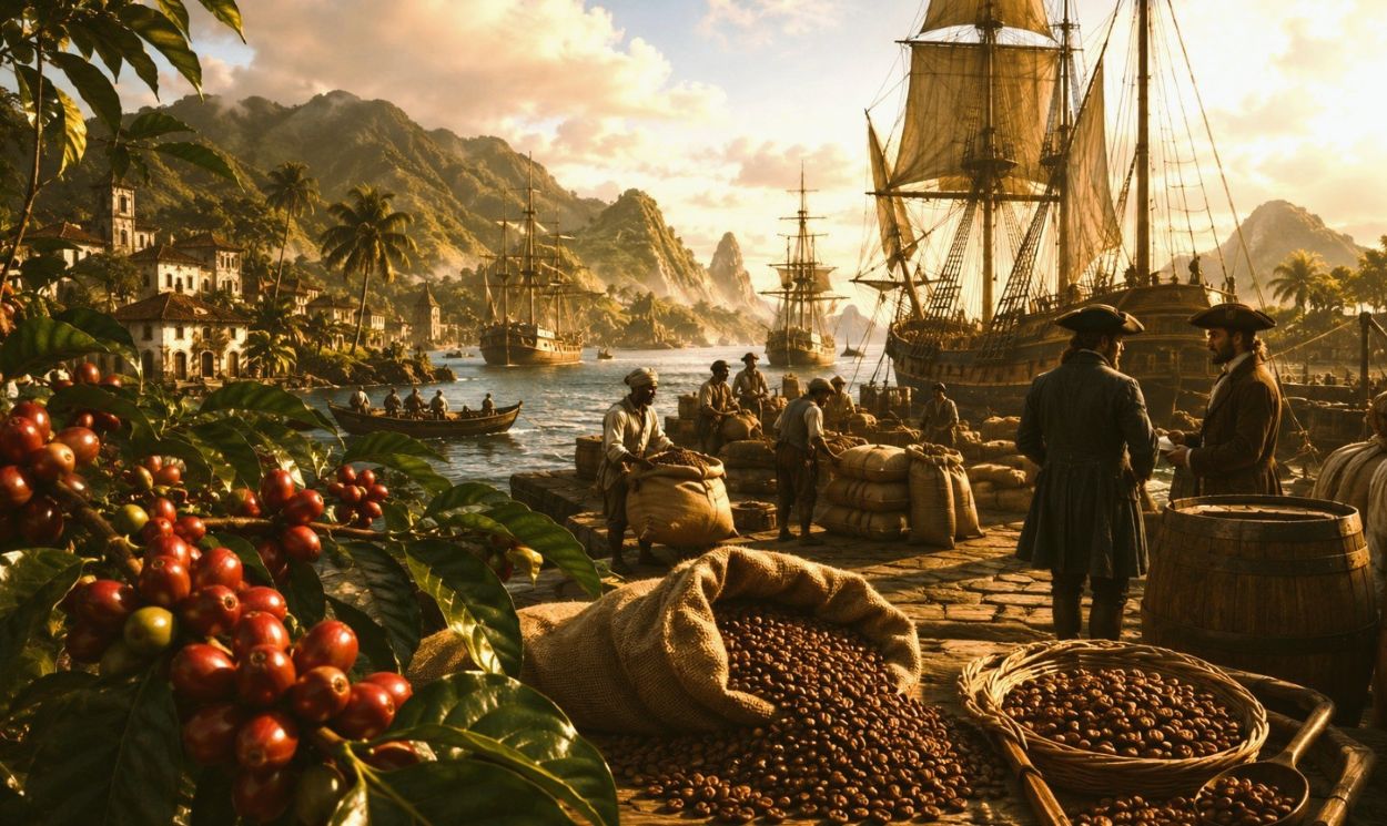 How Coffee Beans Reached America and Became an Atlantic Commodity of Empire