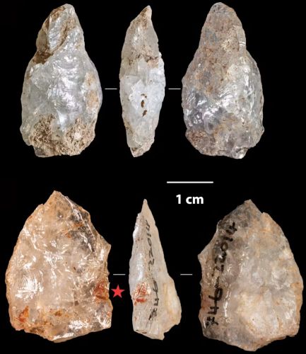Tiny pointed tools made from local stone were found within the pyre