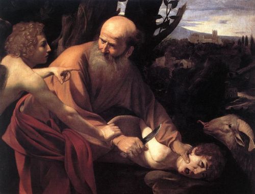 The Sacrifice of Isaac by Caravaggio, 1603 CE