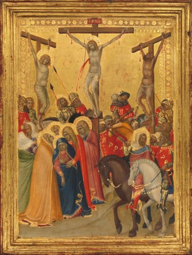 The Crucifixion by Pietro Lorenzetti, 1340s CE