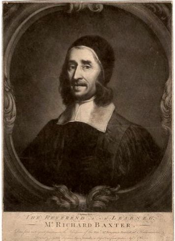 18th-century engraving of Richard Baxter, after a 17th-century portrait by John Riley