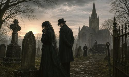 Felo de Se: Suicide, Sin, and Sympathy in the Victorian Era 2 Illustration of a funeral in the Victorian era