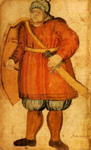 Suicide as Honorable Escape and Noble Sacrifice in the Viking World 8 Grettir is ready to fight in this illustration from a 17th-century Icelandic manuscript
