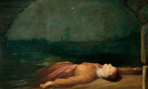 Felo de Se: Suicide, Sin, and Sympathy in the Victorian Era 11 Found Drowned,ย George Frederic Watts, c. 1850