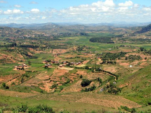Landscape in the Central Highlands region
