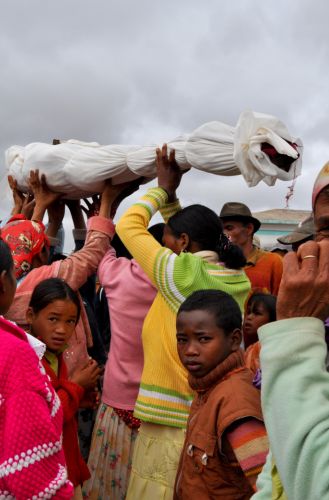 Famadihana reburial turning of the bones in Madagascar