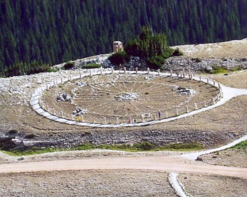 The Medicine Wheel in Bighorn National Forest, Wyoming