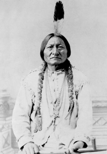 Sitting Bull, a Hunkpapa Lakota chief and holy man