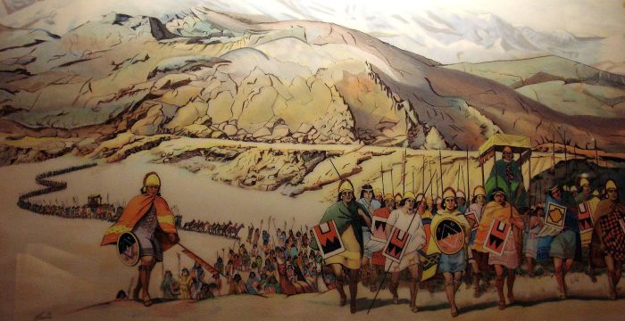 Qhapaq Ñan: The Inka Road Network That Made an Empire 12 Idealized picture of the Inca Army