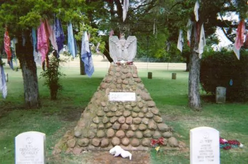 Geronimo's grave at Fort Sill, Oklahoma