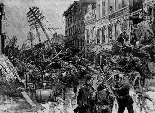The 1889 Johnstown Flood: Class Power and Gilded Age Greed That Killed over 2,000 People 10 After the Flood at Johnstown -- Main Street