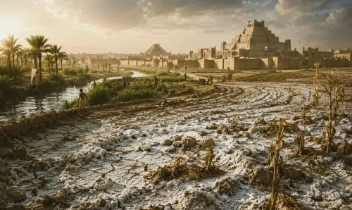 Ancient Sumer and the Salt Disaster That Weakened the First Cities 2 Illustration of agriculture in ancient Sumer