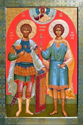 Icon of Saint Marcellus located in the Russian Orthodox Church of the Resurrection, Rabat