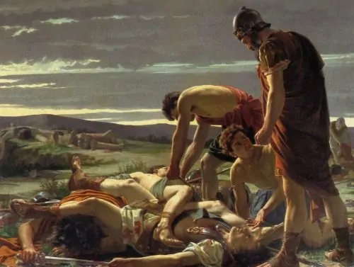 Alcide Segoni's Discovery of the Body of Catiline (1871)