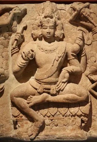 6th-century sculpture of Brahma
