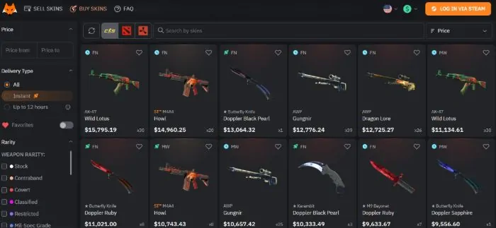 Most Expensive CS:GO and CS2 Skins in History