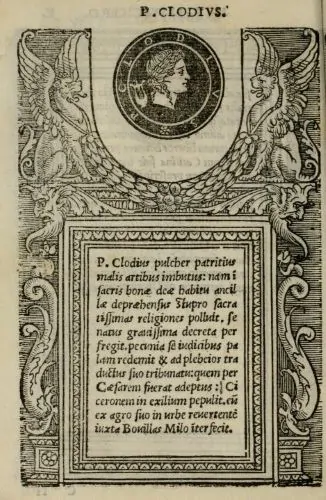 Silence and Compulsion: Trials and Self-Incrimination in Classical Athens and Rome 15 Publius Clodius Pulcher