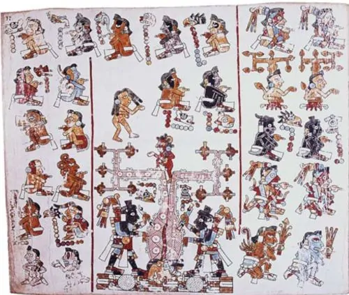 Mapa Quinatzin: Law and Justice in Ancient Mesoamerica 8 Line 37 of the Códice Vindobonensis or Yuta Tnoho