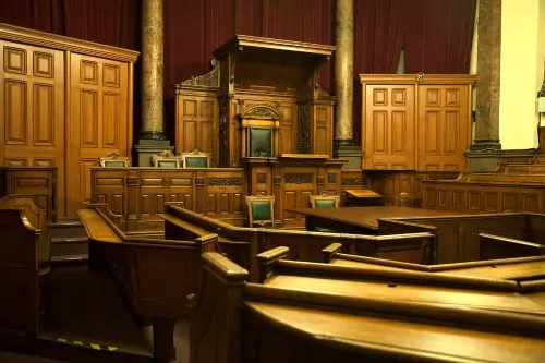 The Victorian Civil Courtroom at the National Justice Museum