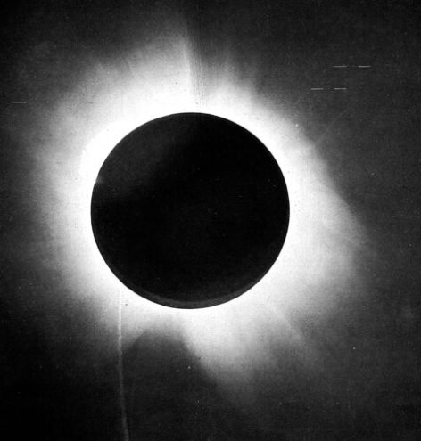 From the report of Sir Arthur Eddington on the expedition to the island of Principe (off the west coast of Africa)