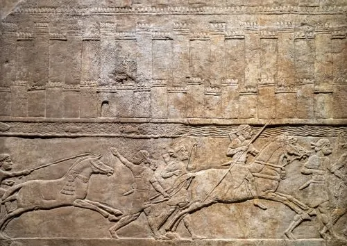 The walls of Nineveh at the time of Ashurbanipal. 645–640 BCE
