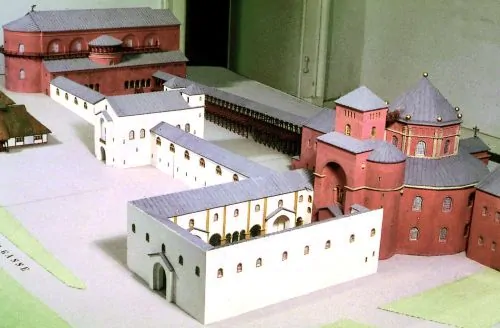 Model of the Palace of Aachen