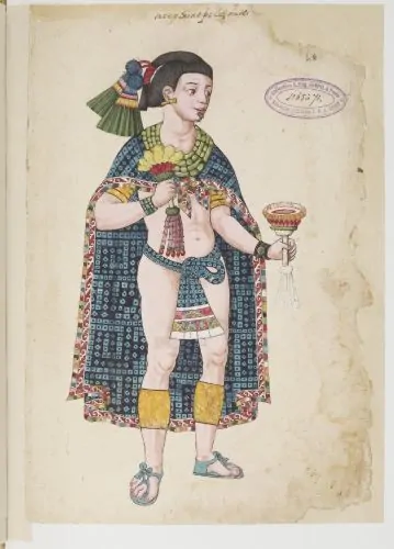 Protecting the Sacred Center: Rulers and Political Security in Ancient Mesoamerica 9 17th-century depiction of tlahtoāni Nezahualpiltzintli of Texcoco from the Codex Ixtlilxochitl