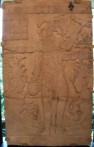 Protecting the Sacred Center: Rulers and Political Security in Ancient Mesoamerica 13 Kʼinich Kʼan Joy Chitam II's portrait on a lintel