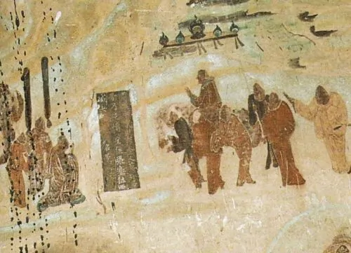 Emperor Wu dispatching Zhang Qian to Central Asia from 138 to 126 BCE