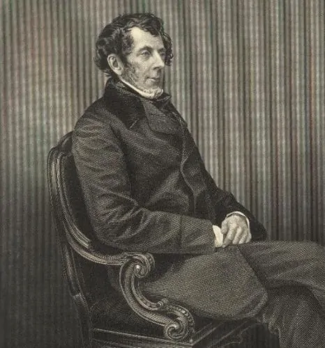 Engraving of Thomas Slingsby Duncombe, c. 1858