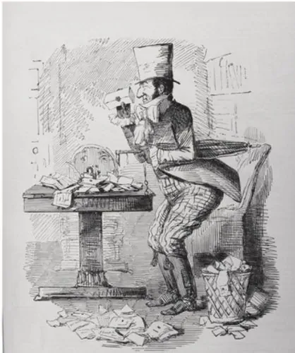 John Leech’s “Paul Pry at the Post Office”