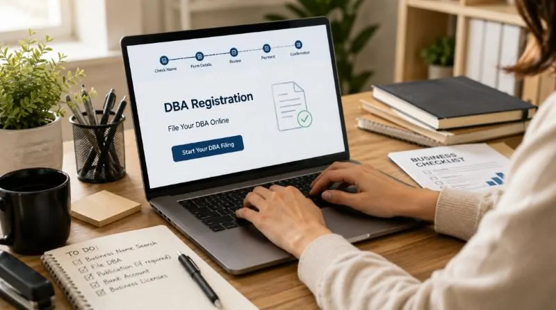 How to Apply for a DBA Online: A Step-by-Step Guide for Small Business Owners 2 How to Apply for a DBA Online: A Step-by-Step Guide for Small Business Owners