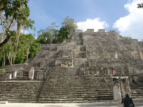 One of the most massive structures in the Maya world, this was originally built in the Preclassic and continued in use through to the Late Classic