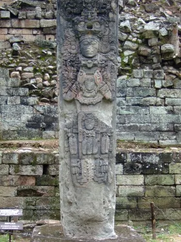 Stela P, depicting K’ak’ Tiliw Chan Yopaat