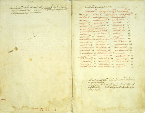 Vaticanus graecus 277, 10v-11r: Table of contents in a fourteenth-century Hippocratic Corpus manuscript