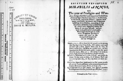 Annus Mirabilis; or, The Year of Prodigies