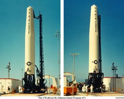 Thor 278 missile, Johnston Island, Program 437