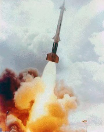 Nike Zeus B test launch at White Sands