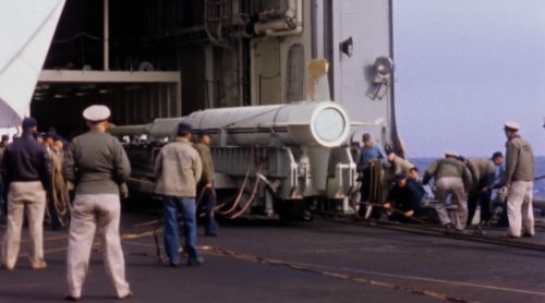 Deployment of Argus X-17A aboard USS-Norton Sound