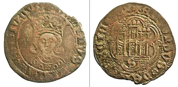 Coin minted by Alfonso's supporters in Seville