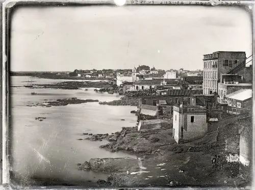 View of the Río de la Plata (River Plate) from Buenos Aires, 1852. The Argentine capital was the center of Rosas's power.