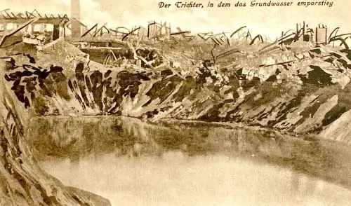 Oppau Explosion Crater